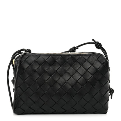Bottega Veneta Nappa Intrecciato Loop Baguette Bag Black 1 of 9