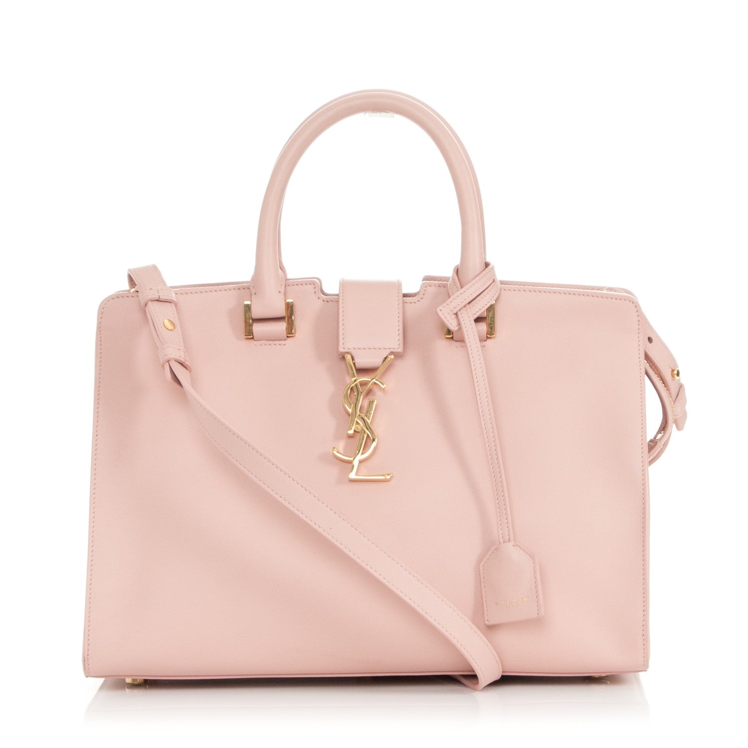 Saint Laurent Calfskin Monogram Small Cabas Pale Blush 1 of 8