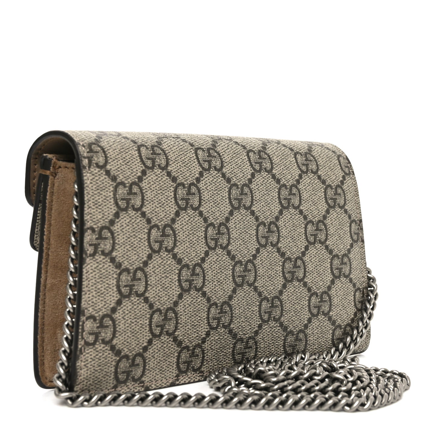 GG Supreme Monogram Super Mini Dionysus Shoulder Bag Taupe