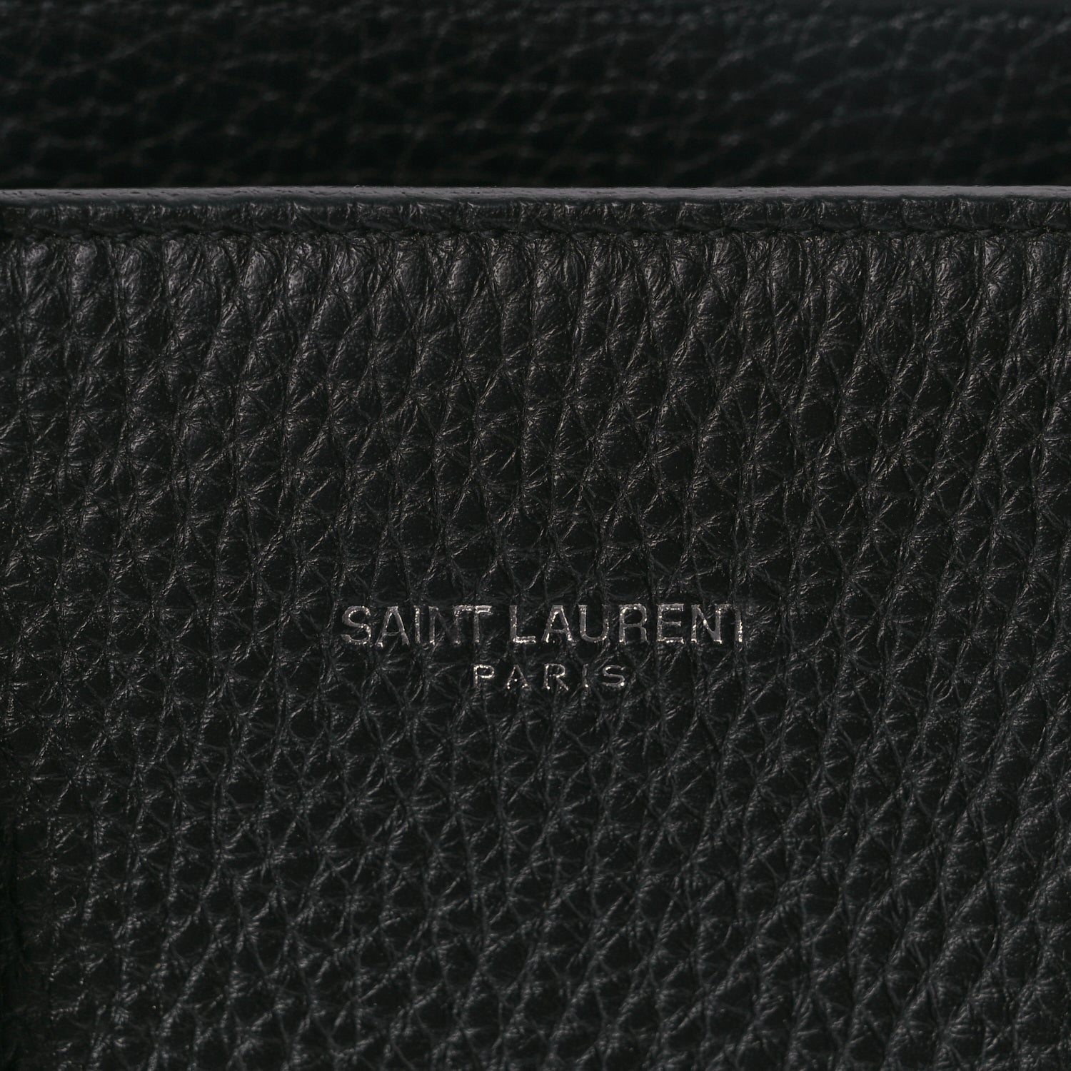 Saint Laurent Grained Calfskin Baby Sac De Jour Black 6 of 8