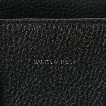Saint Laurent Grained Calfskin Baby Sac De Jour Black 6 of 8