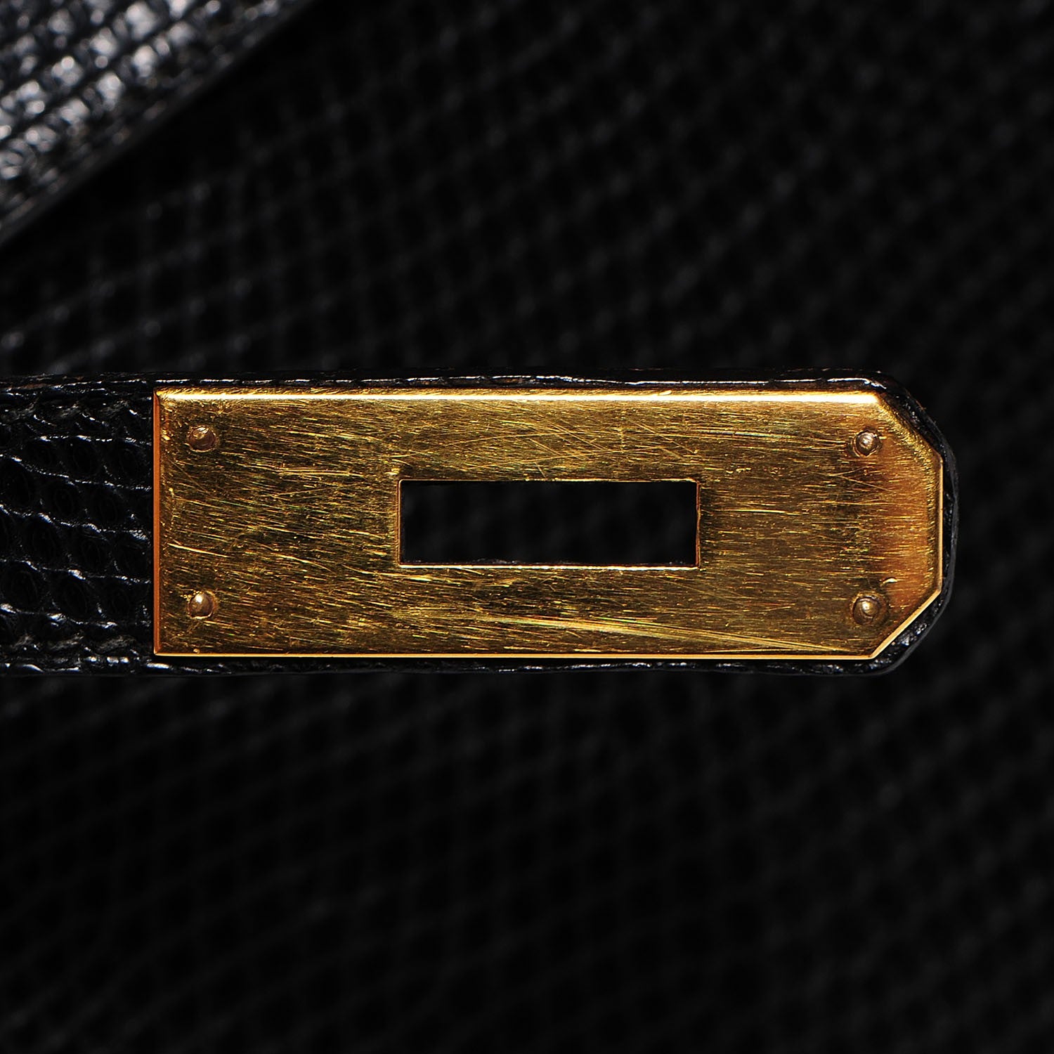 Hermes Lizard Kelly Sellier 28 Black 12 of 26