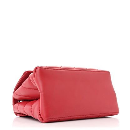 Off-White Calfskin Diagonal Quilted Jackhammer 19 Shoulder Bag Red 4 of 10