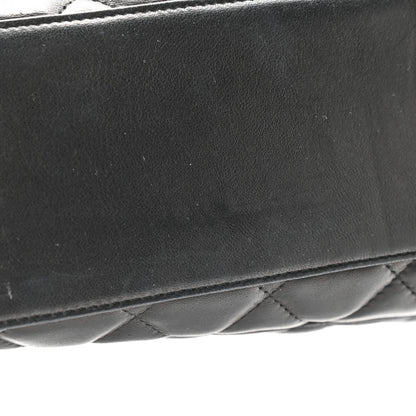 Chanel Lambskin Quilted Kelly Jumbo Flap Bag Black 16 of 16