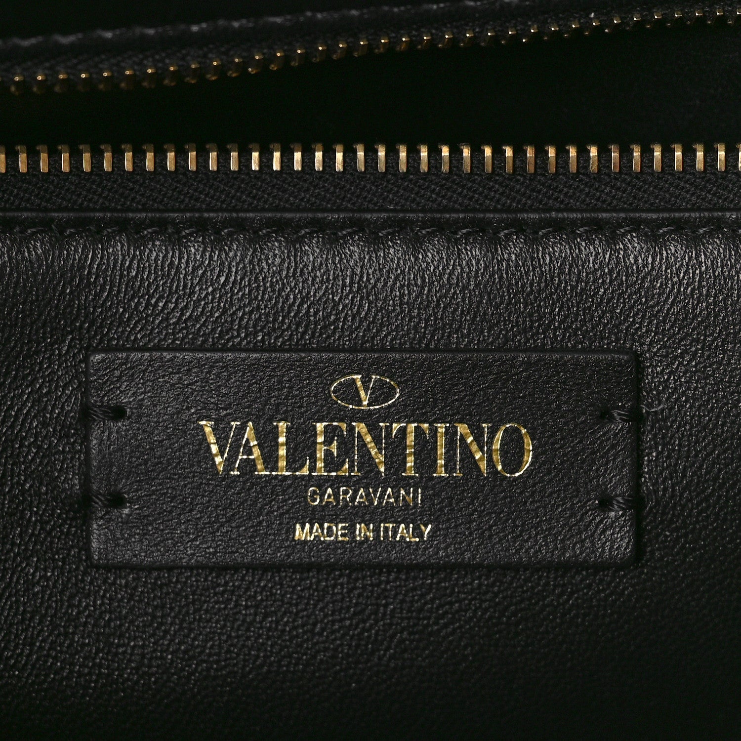 Valentino Garavani Nappa Large Roman Stud Shoulder Bag Ivory Black 6 of 9