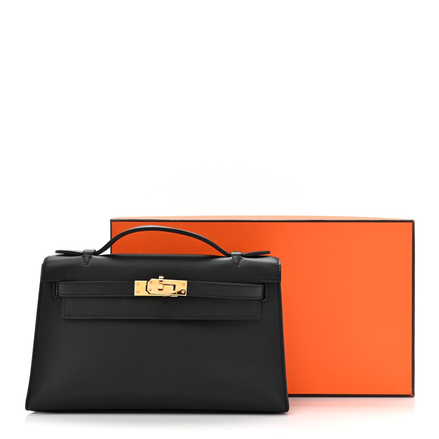 Swift Kelly Pochette Clutch Black