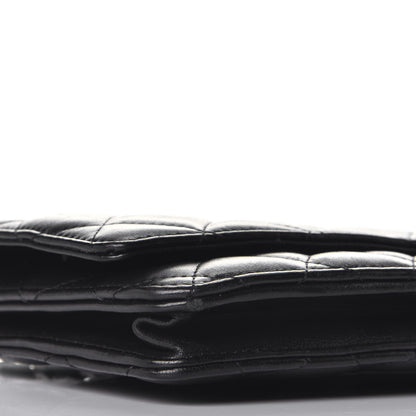 Chanel Lambskin Quilted Wallet On Chain WOC Black 7 of 8