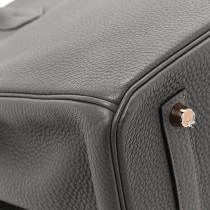 Hermes Togo Birkin 35 Etain 12 of 14