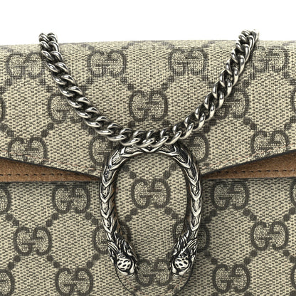 Gucci GG Supreme Monogram Super Mini Dionysus Shoulder Bag Taupe 6 of 8