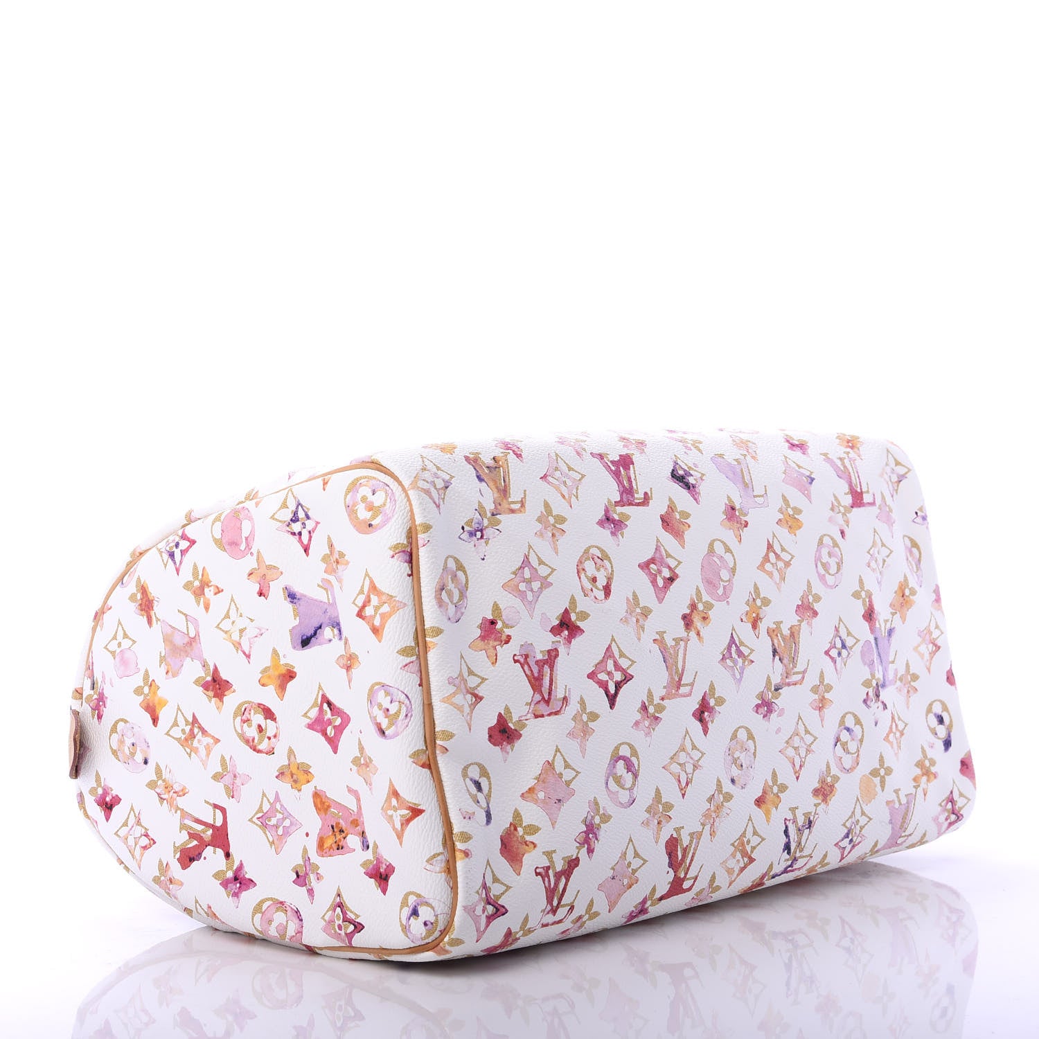 Louis Vuitton Watercolor Aquarelle Speedy 35 White 3 of 9