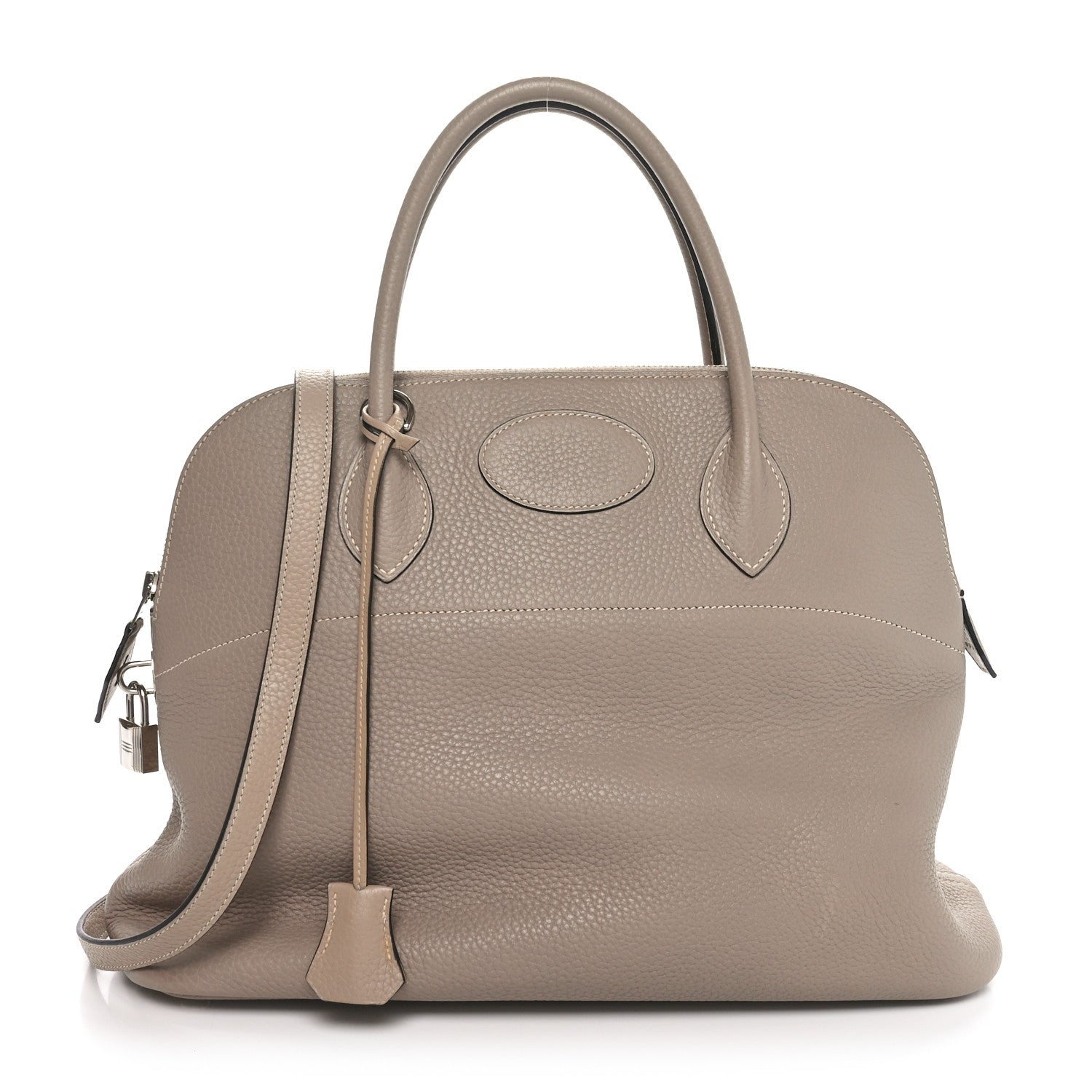 Hermes Taurillon Clemence Bolide 35 Gris Tourterelle 1 of 10