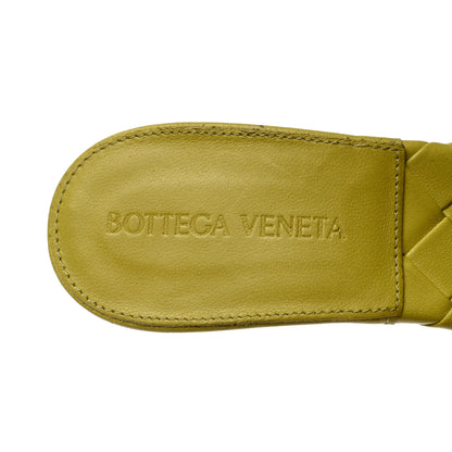 Bottega Veneta Nappa Maxi Intrecciato Lido 90mm Mule Sandals 35.5 Acid 6 of 9