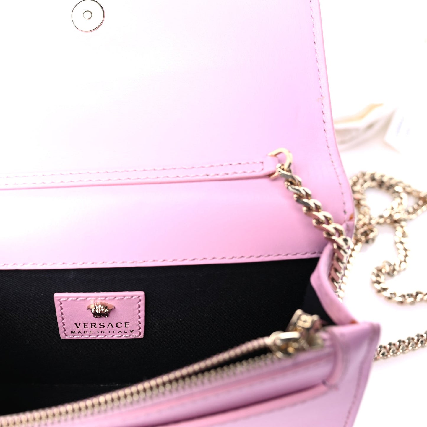 Smooth Calfskin Palazzo Chain Evening Bag Pink