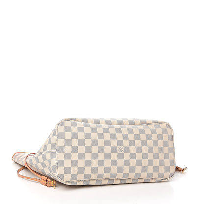 Louis Vuitton Damier Azur Neo Neverfull MM Rose Ballerine 3 of 10