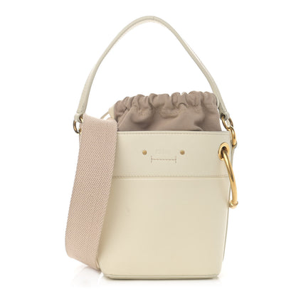 Chloe Smooth Calfskin Mini Roy Bucket Bag Natural White 1 of 15