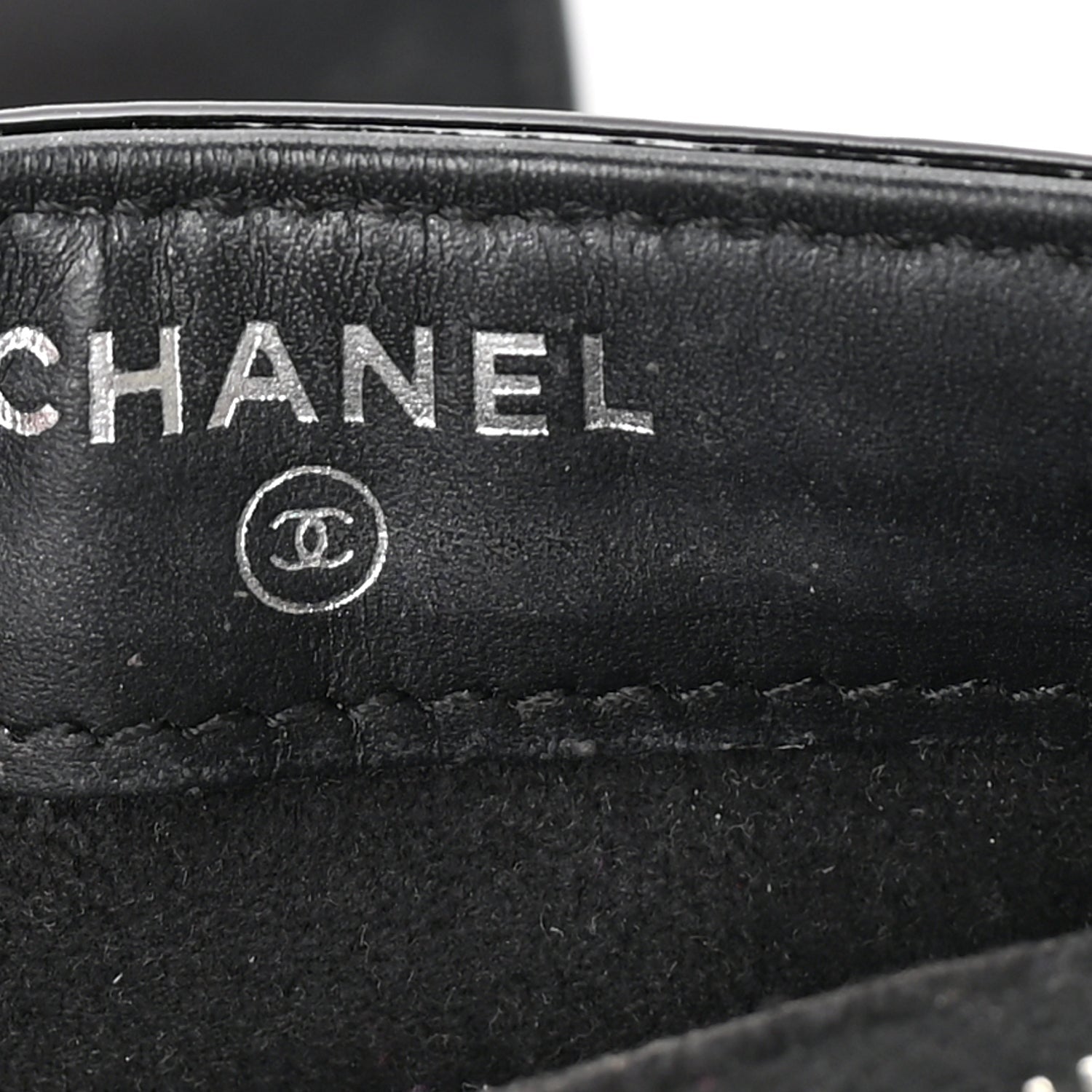 Chanel Patent Mini Boy Phone Holder Clutch Black 5 of 9
