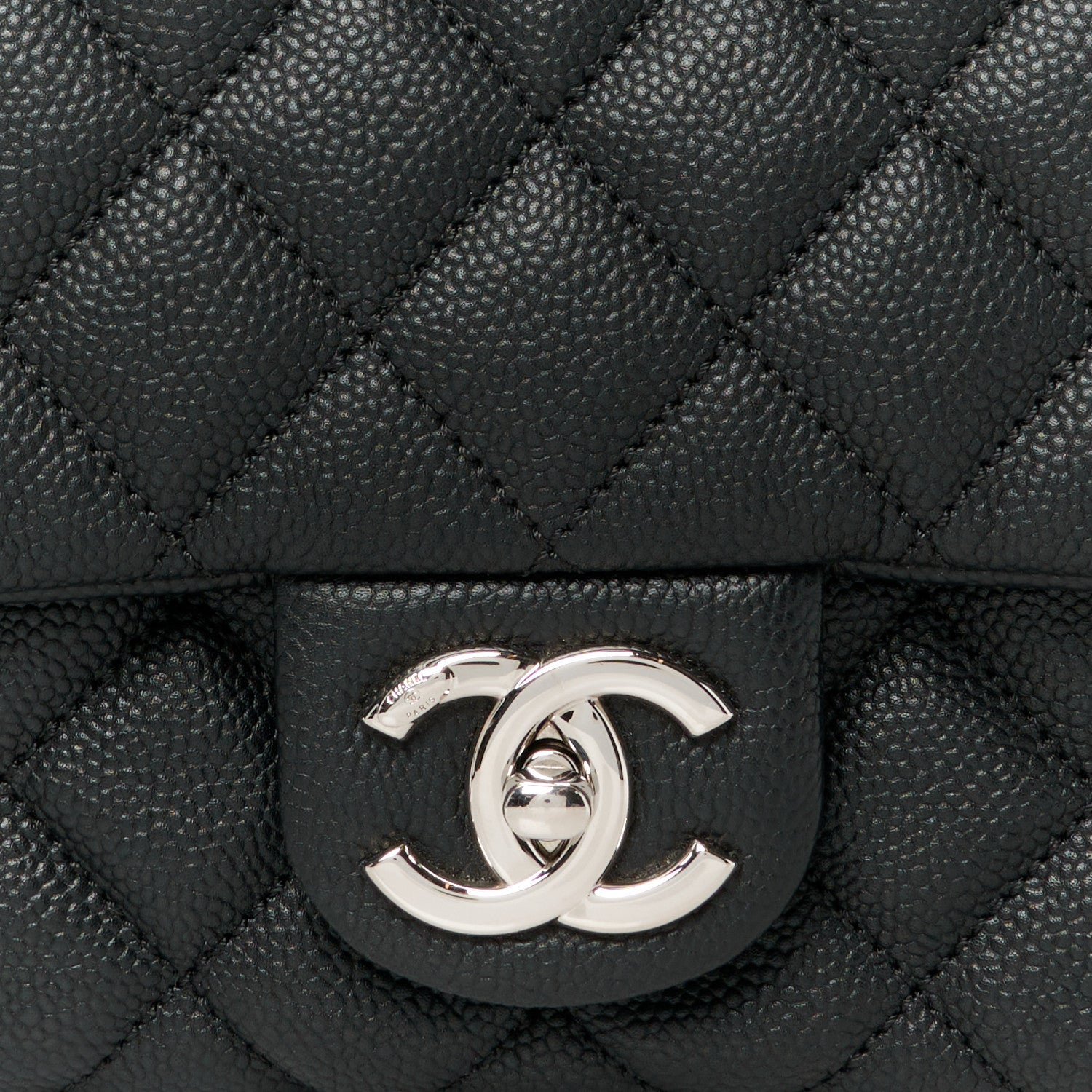 Chanel Caviar Quilted Jumbo Easy Flap Black 10 of 13