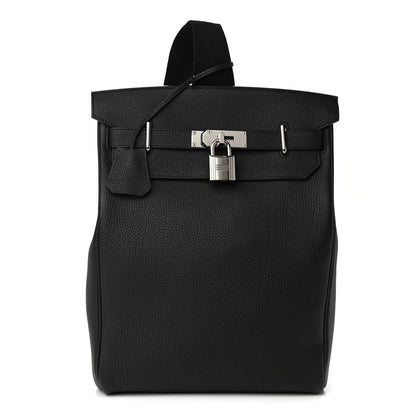 Hermes Togo Hac a Dos GM Backpack Black 1 of 11