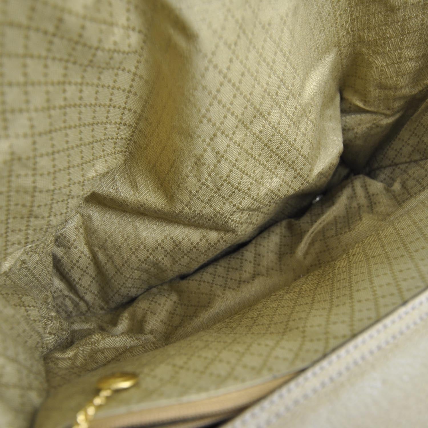 Gucci Suede Bamboo Handle Tote Beige 6 of 9