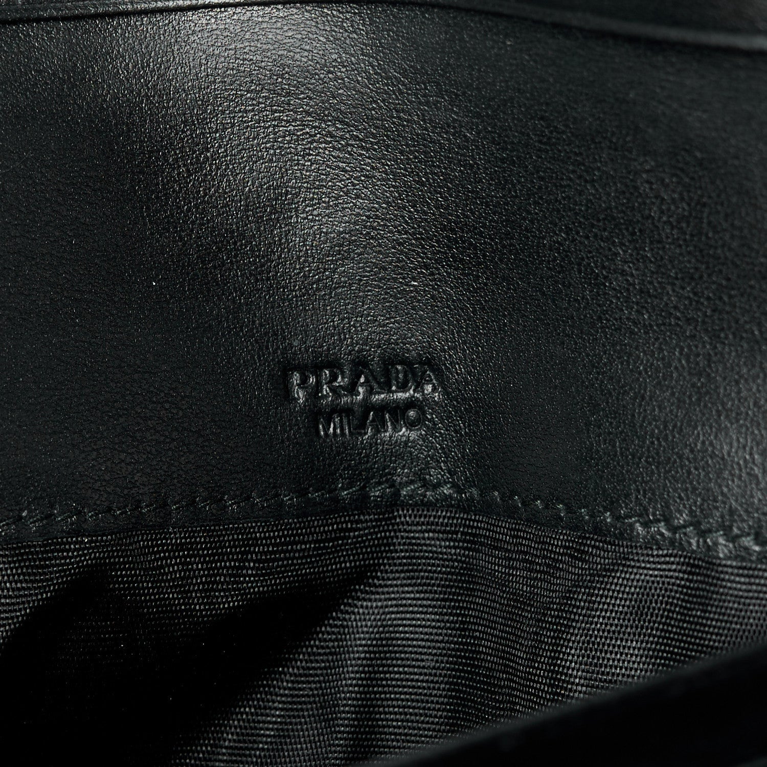 Prada Soft Calfskin Quilted Continental Flap Wallet Black 7 of 7