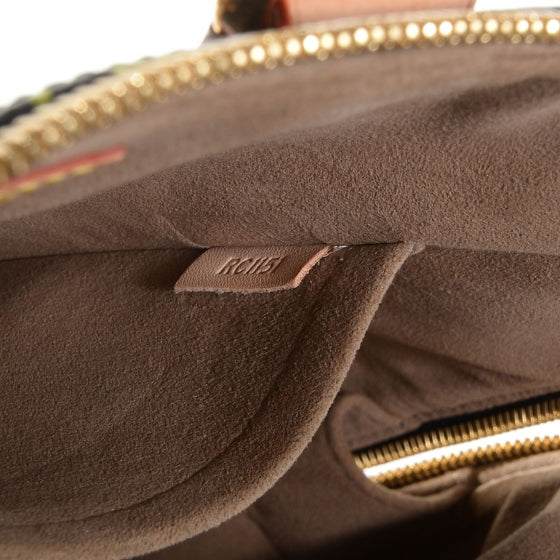 Louis Vuitton Monogram Multicolor Alma GM Black 6 of 7