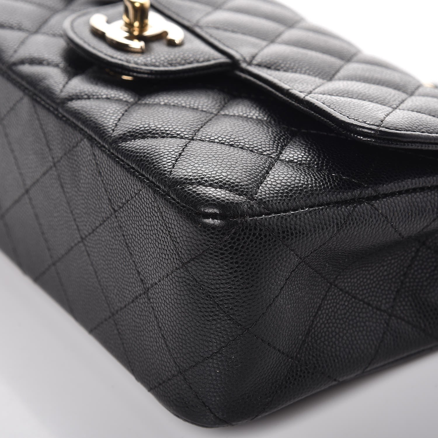 Chanel Caviar Quilted Mini Rectangular Flap Black 9 of 11