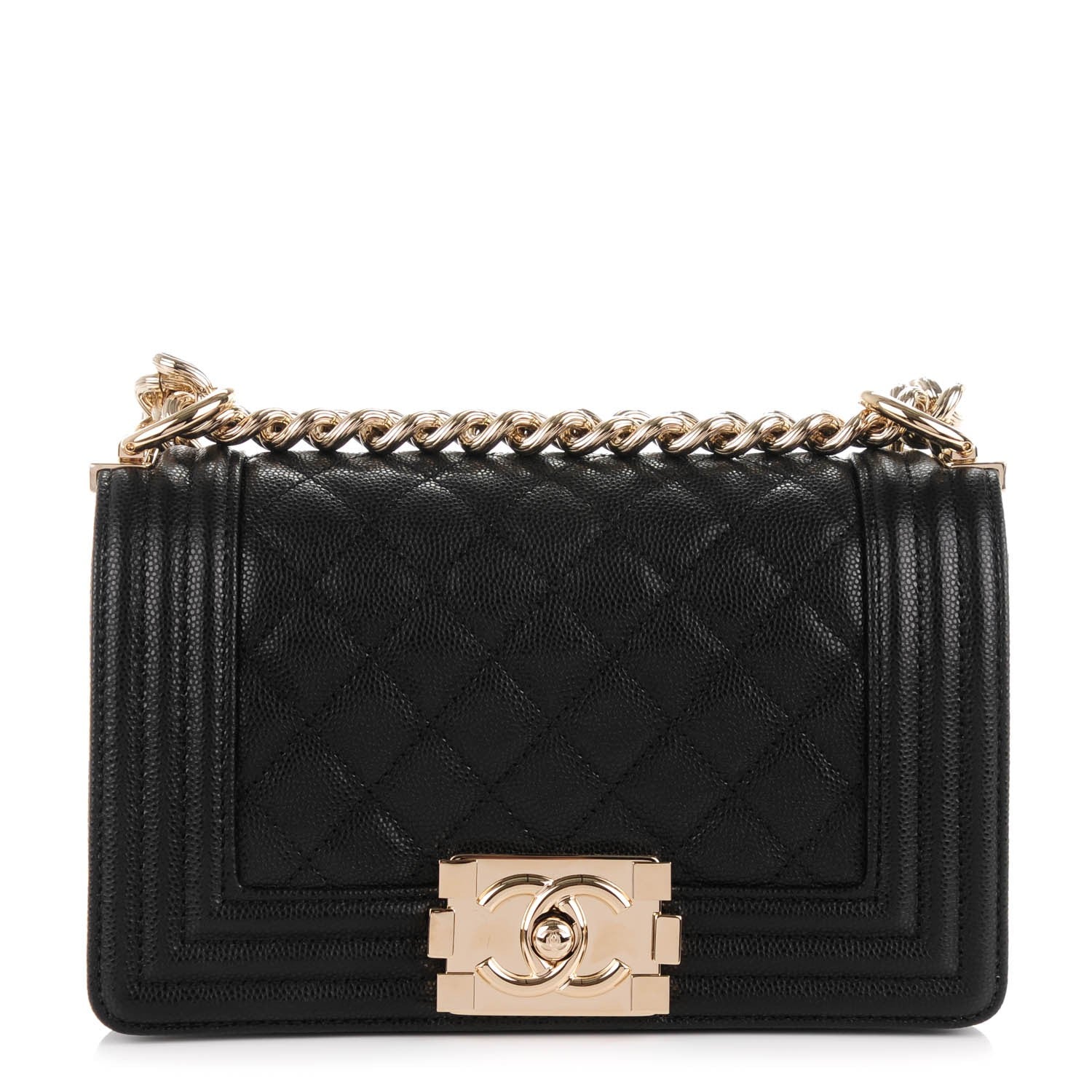 Chanel Caviar Quilted Small Boy Flap Black 1 of 8