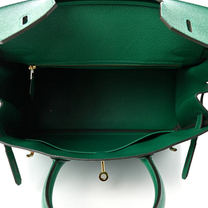 Hermes Epsom Birkin 30 Vert Vertigo 4 of 14