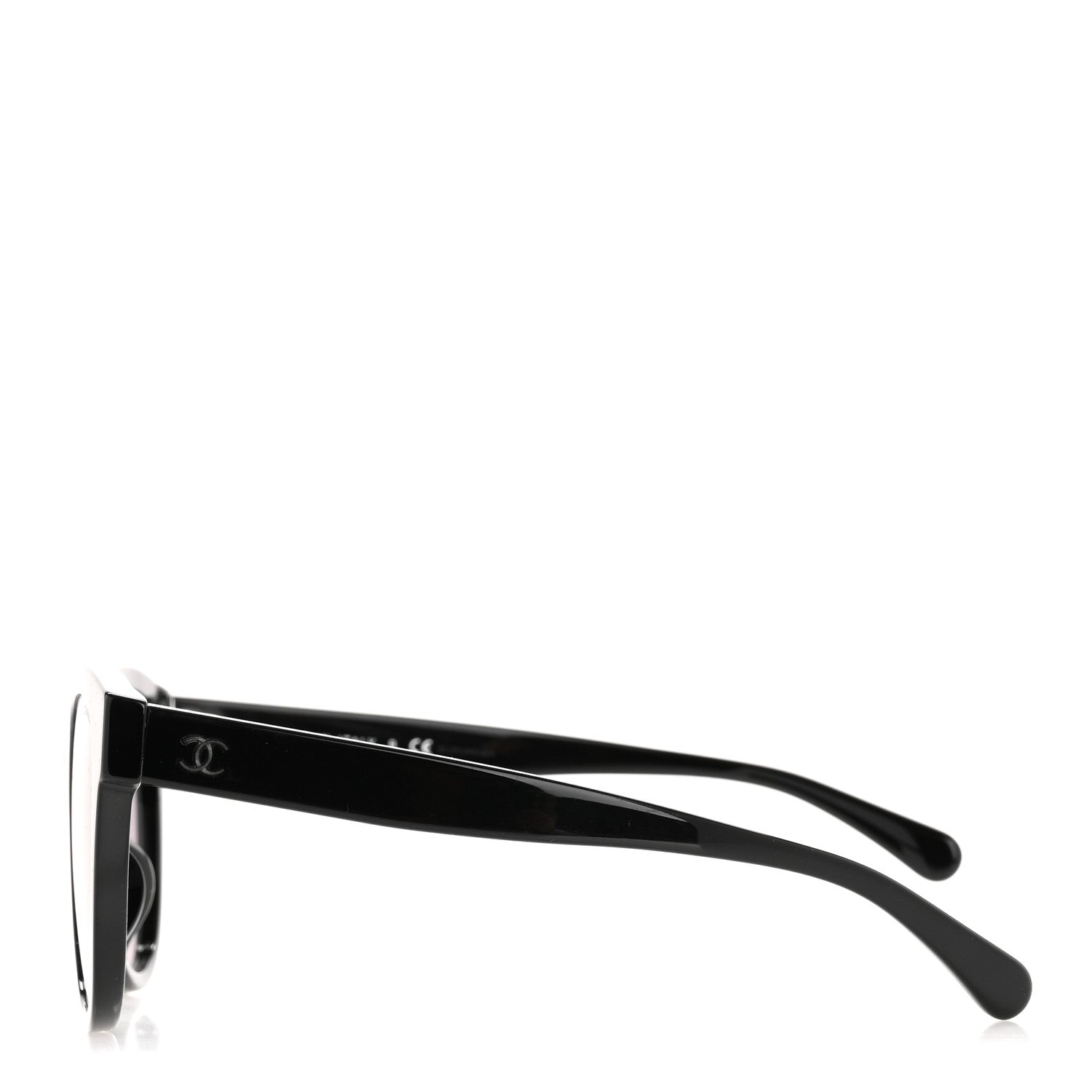 Chanel Acetate CC Butterfly Sunglasses 5414-A Black 3 of 9