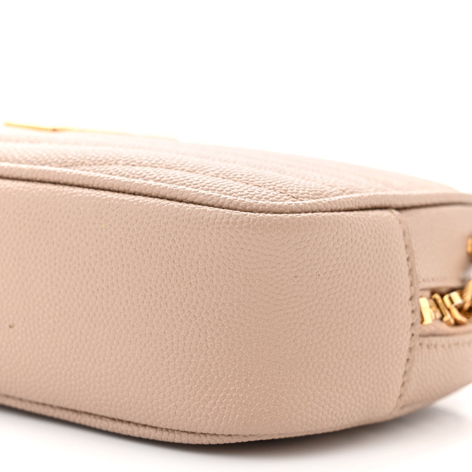 Saint Laurent SAINT LAURENT Grain De Poudre Matelasse Monogram Mini Lou Camera Bag Dark Beige 10 of 12