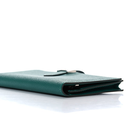 Hermes Epsom Bearn Gusset Wallet Malachite 8 of 10