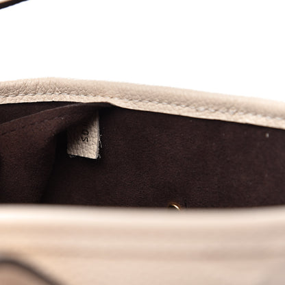 Louis Vuitton Empreinte Monogram Giant Neverfull MM Cream 9 of 10