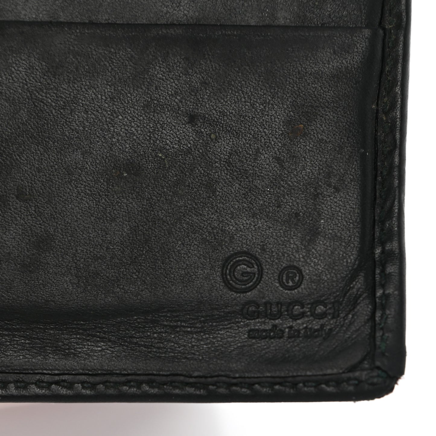 Guccissima Bi-Fold Wallet Black