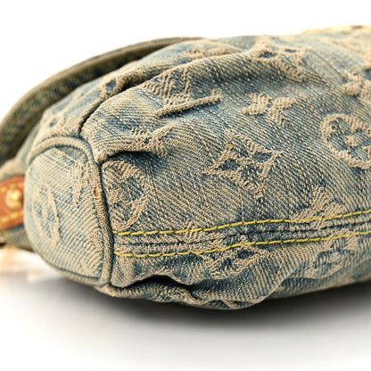 Louis Vuitton Monogram Denim Mini Pleaty Blue 8 of 13
