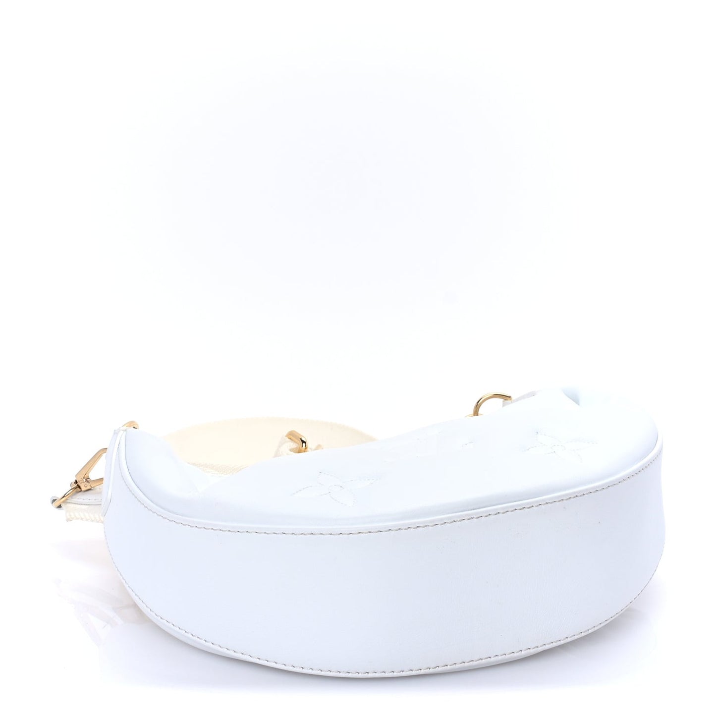 Calfskin Bubblegram Over The Moon White