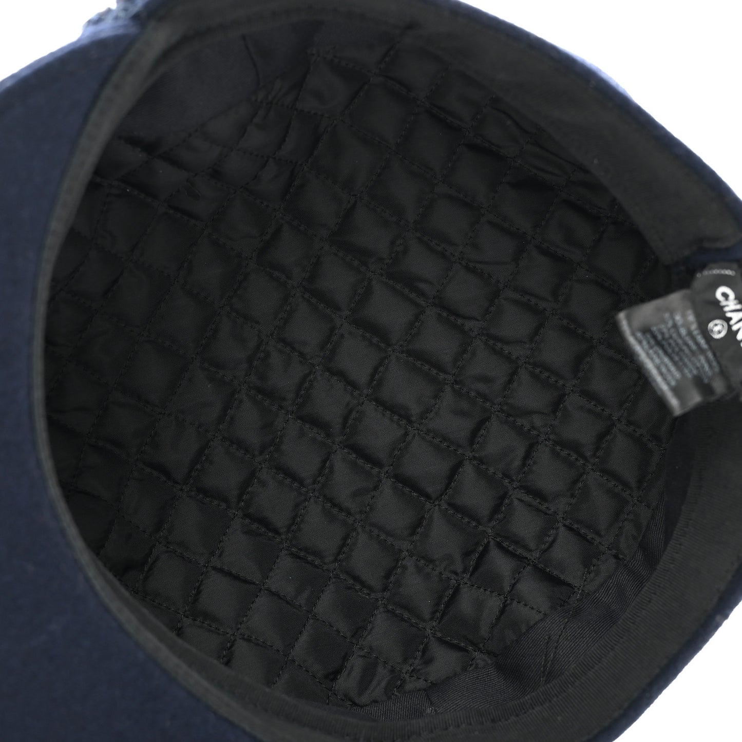 Wool Paris Hamburg Sailor Cap Hat M Navy