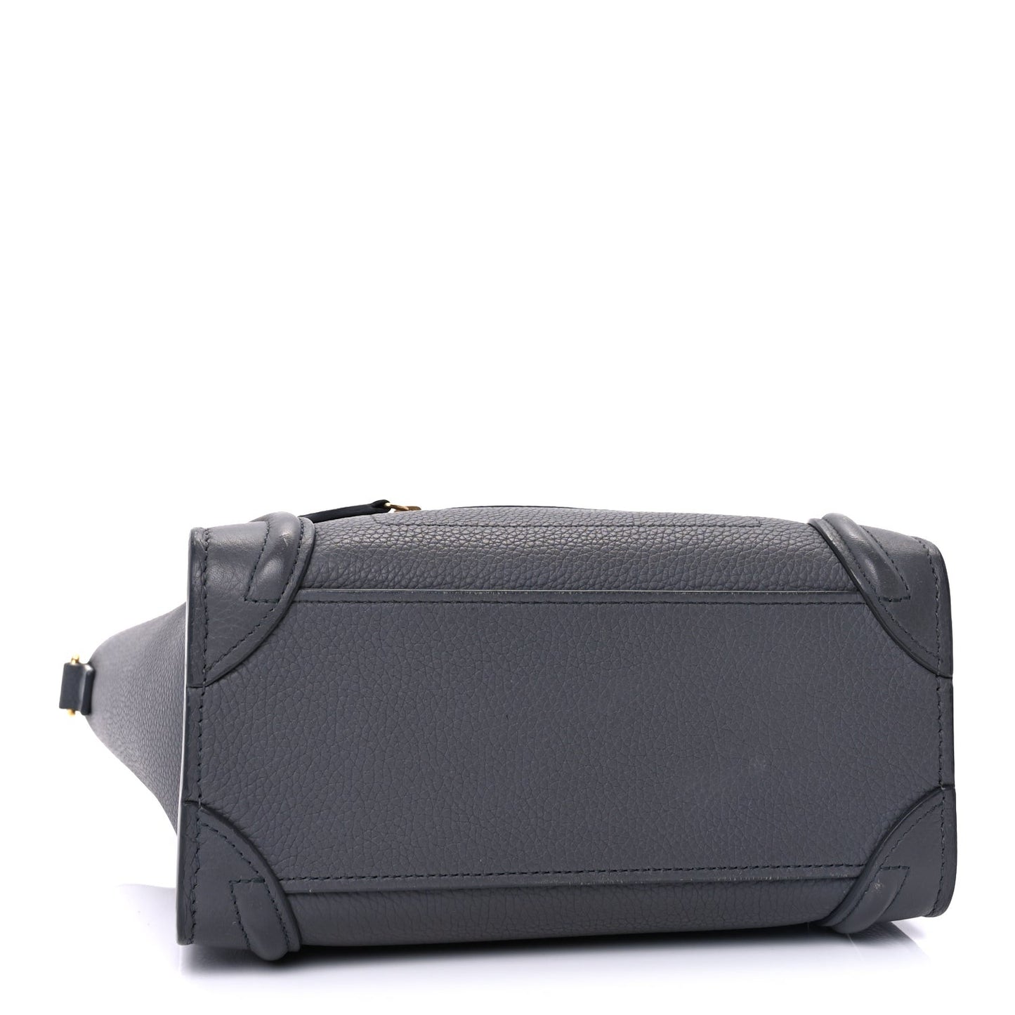 Baby Drummed Calfskin Nano Luggage  Kohl