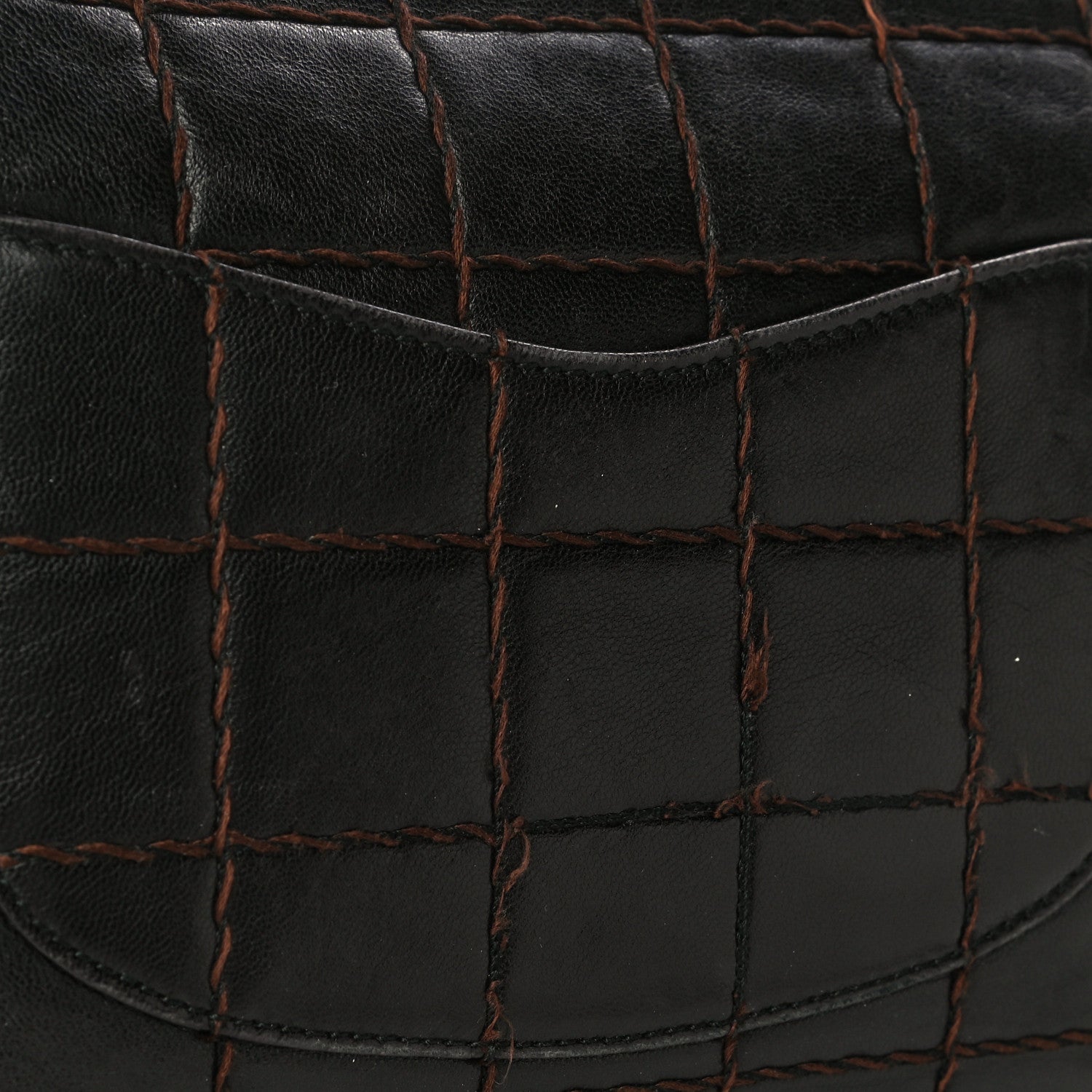 Chanel Lambskin Quilted Chocolate Bar Camera Case Black 13 of 18