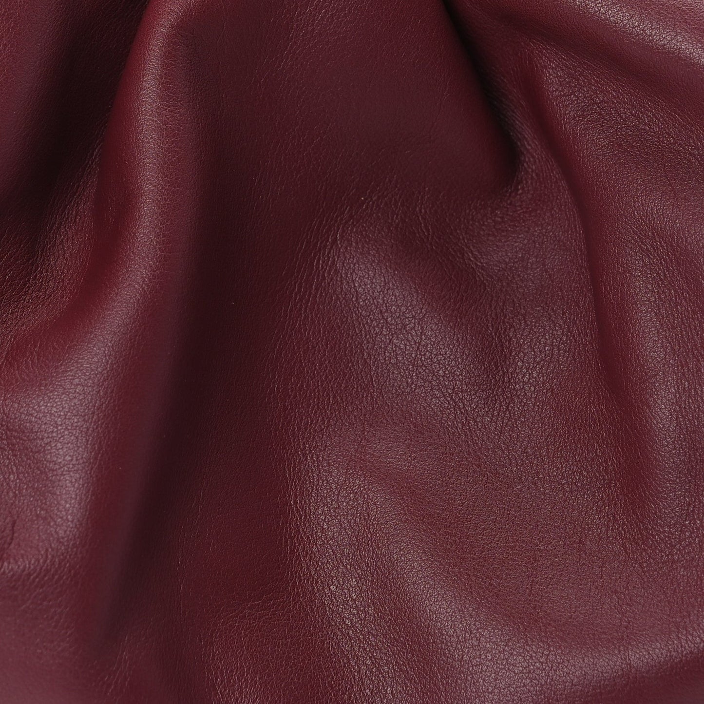 Smooth Butter Calf The Pouch Oversized Clutch  Bordeaux