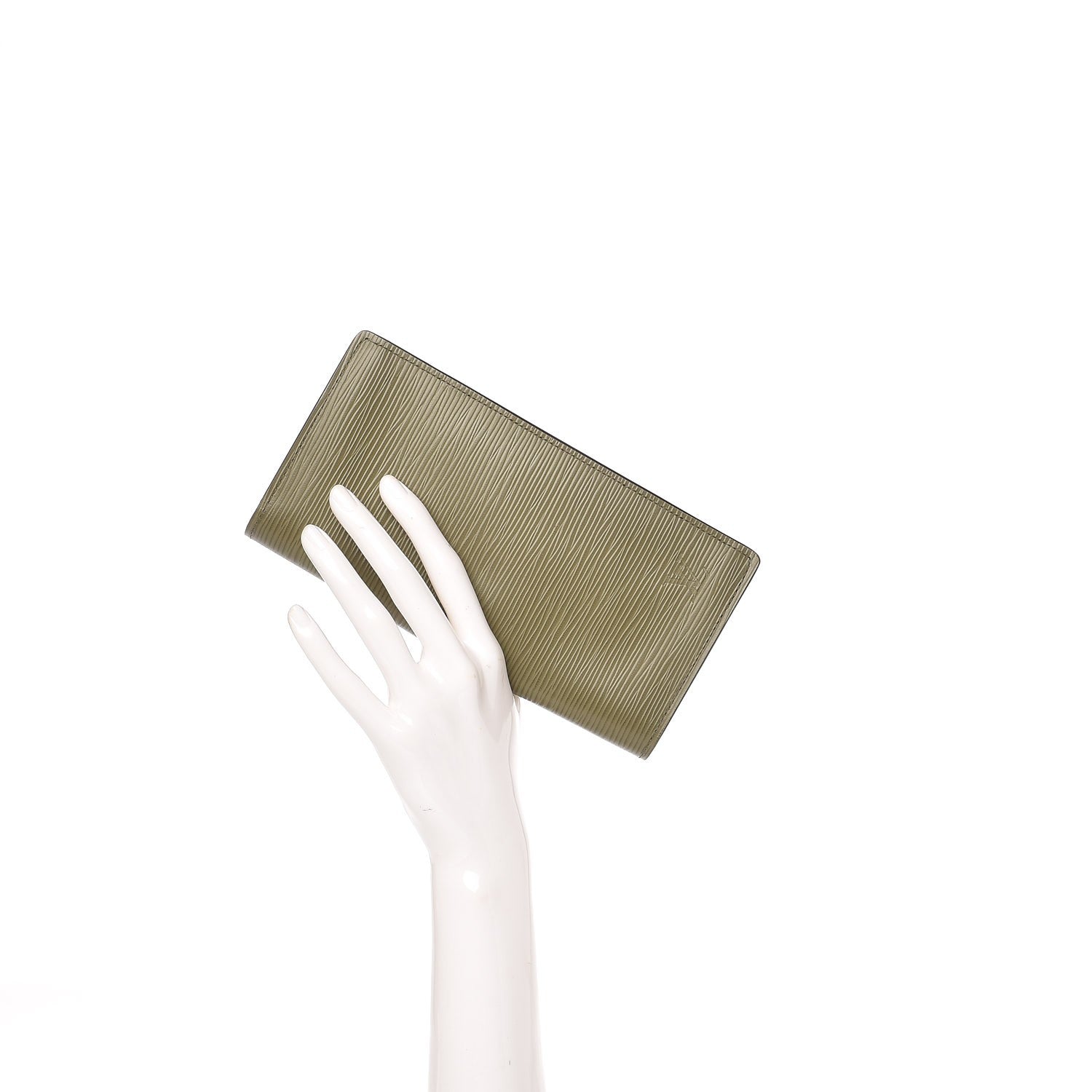 Louis Vuitton Epi Brazza Wallet Kaki 2 of 7