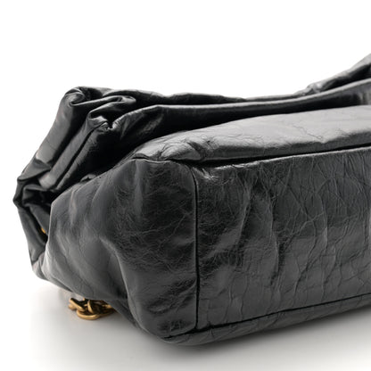 Balenciaga Arena Calfskin Small Monaco Chain Shoulder Bag Black 9 of 10