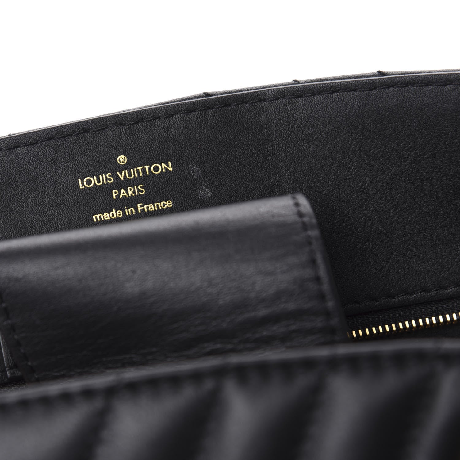 Louis Vuitton Calfskin New Wave Chain Tote Black 9 of 9