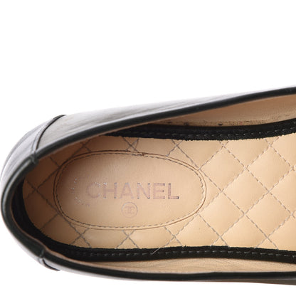 Chanel Lambskin CC Mocassin Loafers 40 Khaki 8 of 12