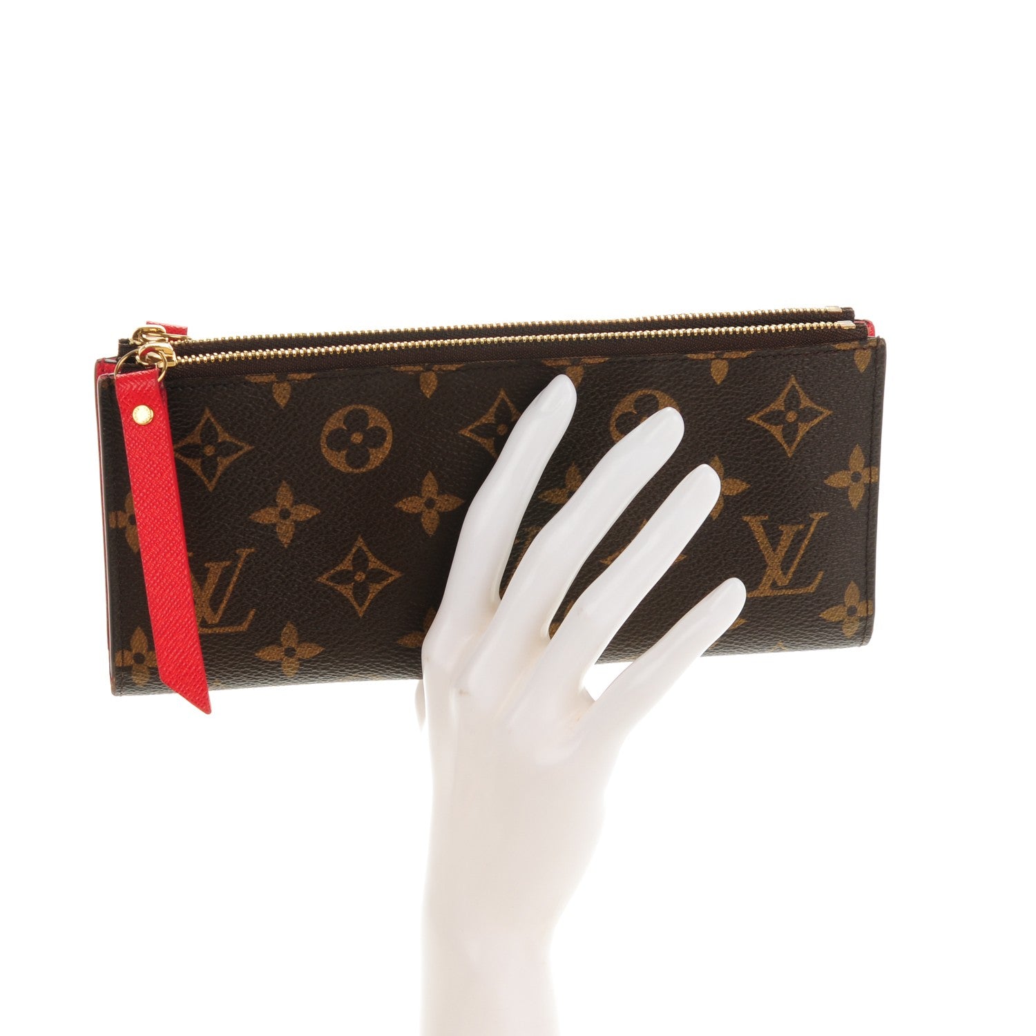 Louis Vuitton Monogram Adele Wallet Coquelicot 2 of 7
