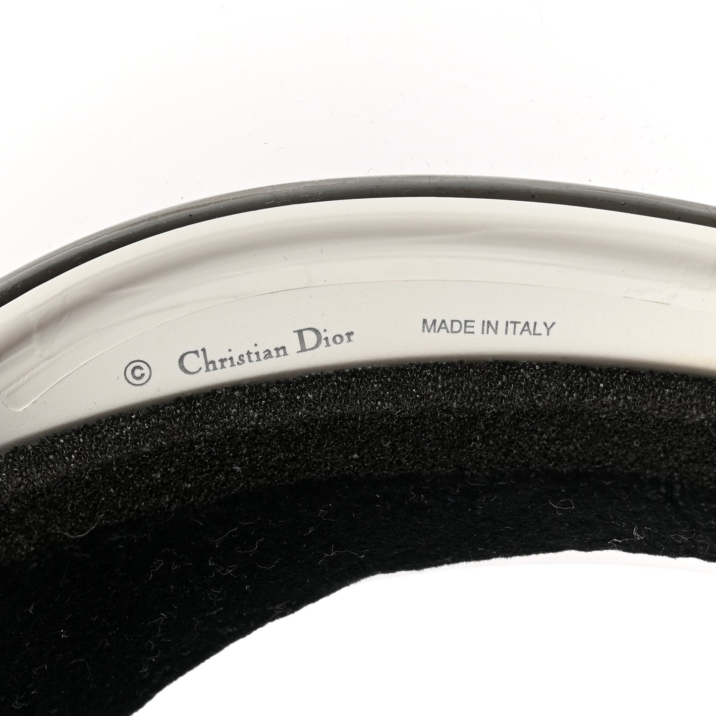 Mirrored DiorClub1 Sun Visor Grey