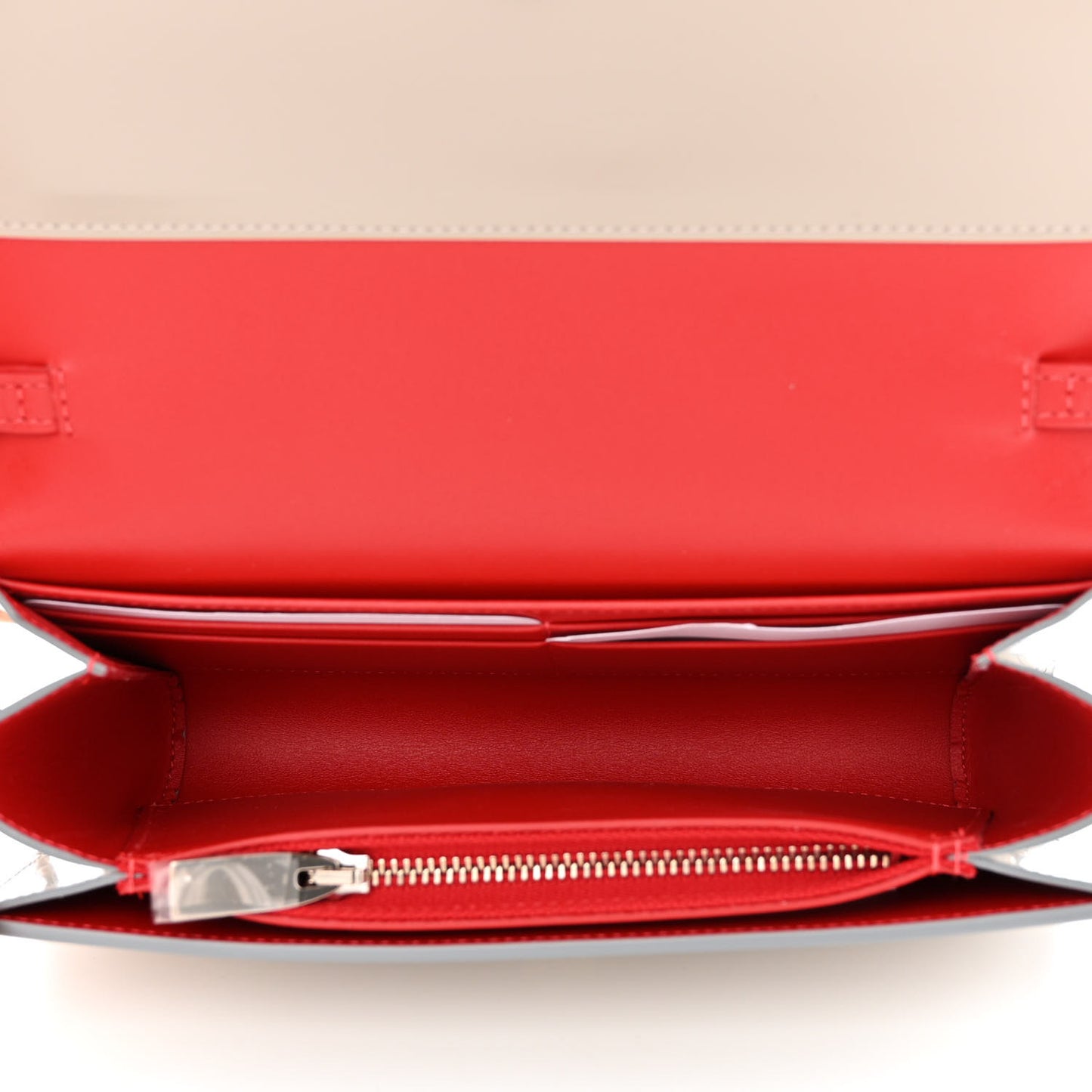 Patent Calfskin Loubi54 Wallet On Chain Goose