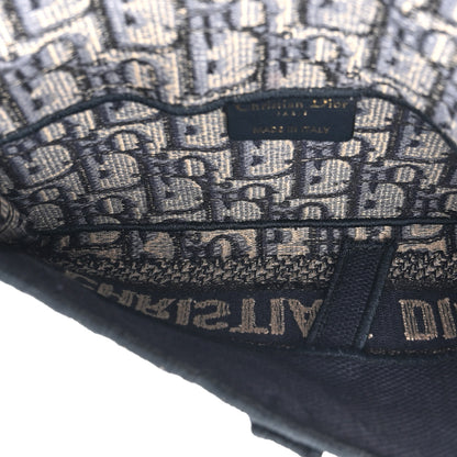 Christian Dior Oblique Slim Saddle Pouch Blue 5 of 10