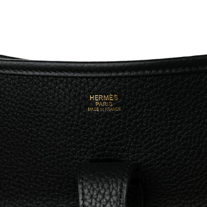Hermes Taurillon Clemence Evelyne III GM Black 6 of 8