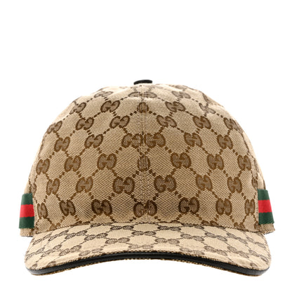 Gucci Monogram Web Baseball Hat XL Beige Cocoa 3 of 11