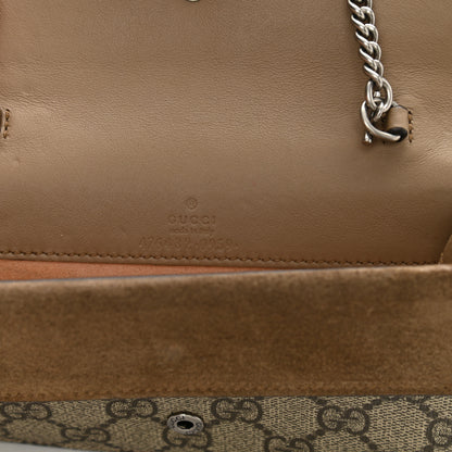 Gucci GG Supreme Monogram Super Mini Dionysus Shoulder Bag Taupe 6 of 10